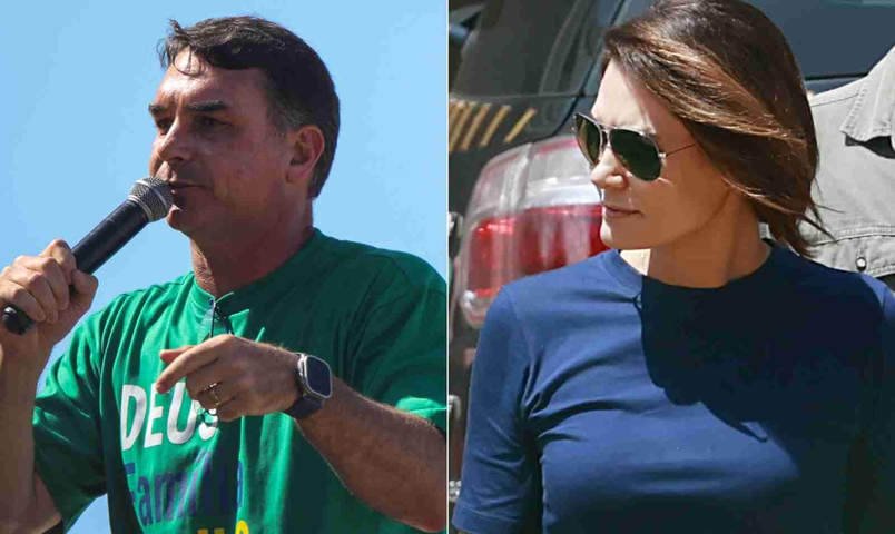 Presidente do PL no Ceará alfineta Michelle em ato com Flávio: 'Nosso galego não é de ninguém'