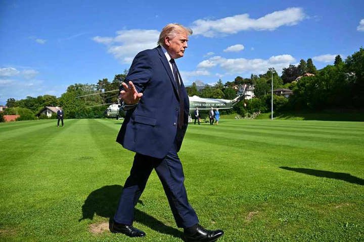 Encontro é dominado pela análise do acordo do presidente Donald Trump para encerrar a guerra com o Irã — Foto: Mandel NGAN / AFP