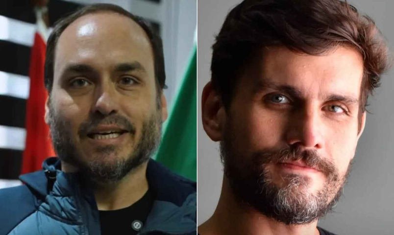 Sergio Barreto vive Carlos Bolsonaro em 'Dark Horse' — Foto: Divulgação
