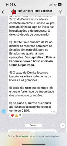 Influencers pode espalhar — Foto: Reprodução