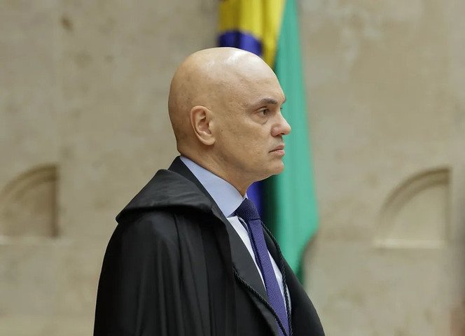 O ministro Alexandre de Moraes, durante sessão do STF — Foto: Rosinei Coutinho/STF/27-11-2025
