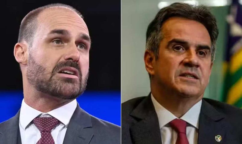 Após bate-boca por 2026, Ciro Nogueira e Eduardo Bolsonaro conversam e combinam trégua: ‘Assunto superado’, diz senador