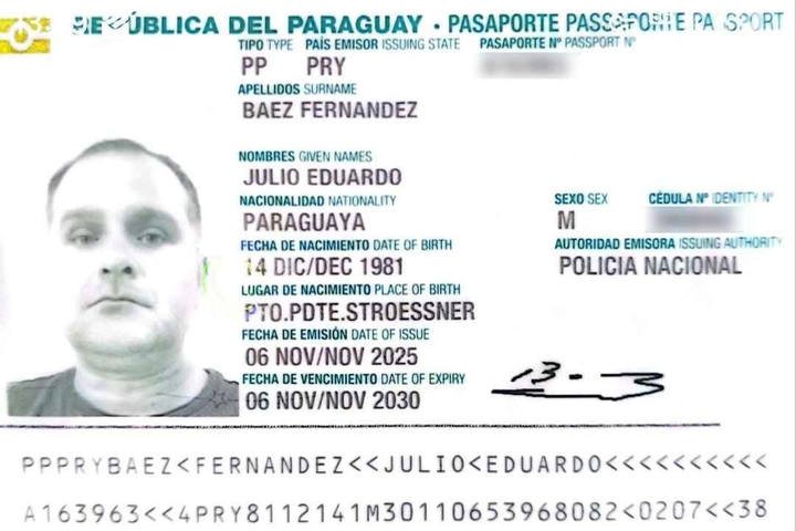 Silvinei usava passaporte válido com foto e informações de paraguaio; país deve investigar como ele obteve documento