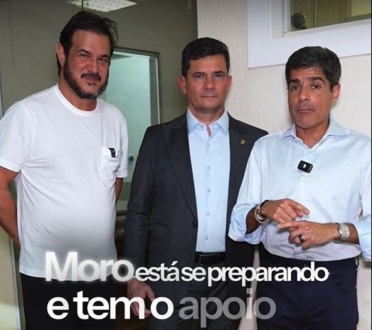Em festa do União Brasil, Rueda chama candidatura de Moro ao governo do Paraná de 'irreversível' e grava vídeo com ACM Neto