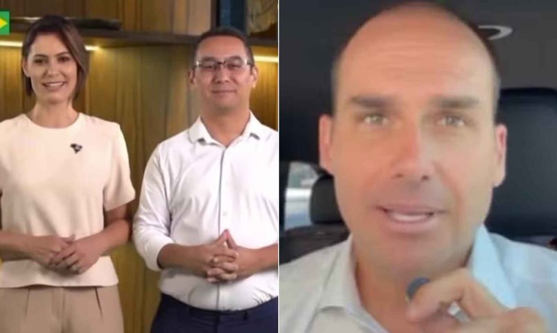 Irmão de Michelle Bolsonaro rebate Eduardo e ironiza fala de que ex-primeira-dama é 'imatura'