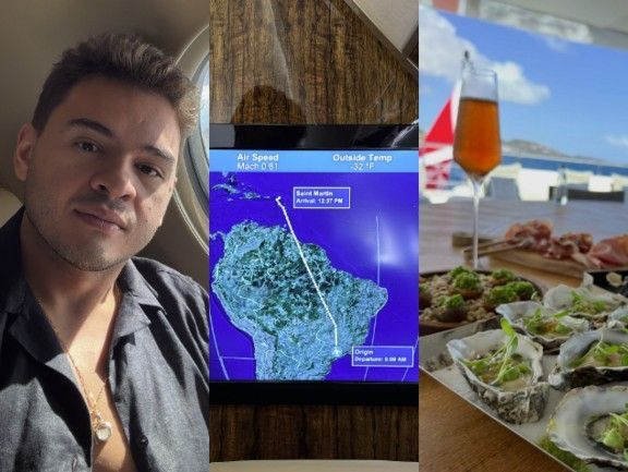 Dono de bets registrou viagem a ilha no Caribe em fim de semana que deu 'carona' para Hugo Motta e Ciro Nogueira; fotos