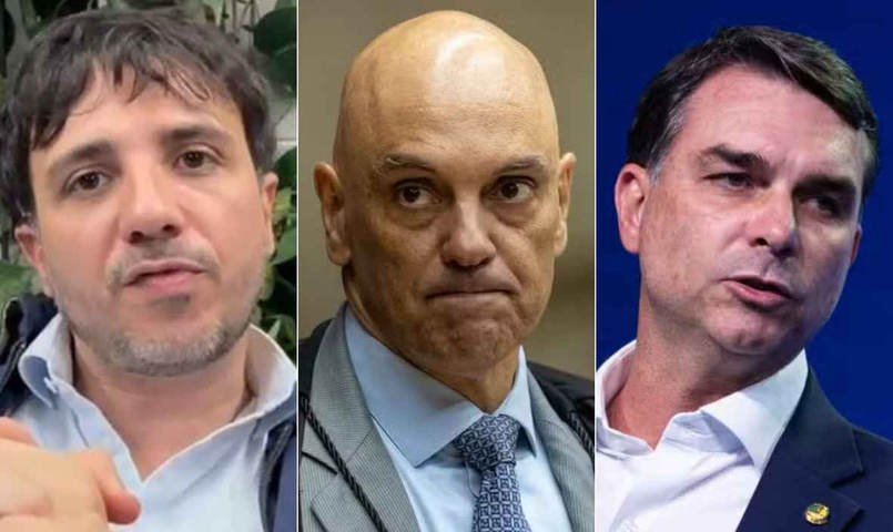 Renan Santos chama Moraes de 'cabo eleitoral' de Flávio por suspender visitas a Bolsonaro
