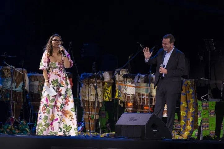 Janja é dealizadora da Aliança Global Festival Contra Fome e Pobreza, que deve atrair mais de 40 mil pessoas por dia — Foto: Alexandre Cassiano