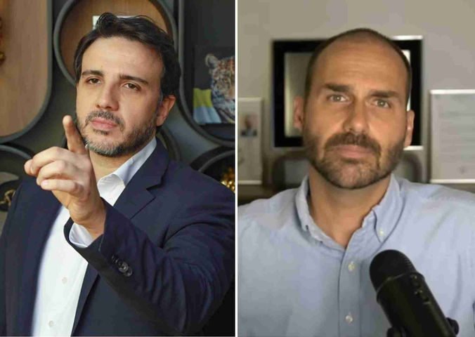 Renan Santos chama Eduardo de 'vassalo' de Trump após Green Card: 'Talvez arrume emprego de faxineiro na Casa Branca'