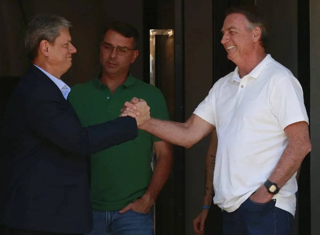 Bolsonaro pede a Moraes autorização para visita de Tarcísio em ‘data mais breve possível’