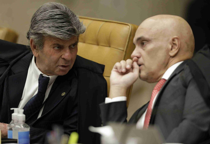 Fux é sorteado relator de ação que pede registros de visitas de mulher de Moraes e Vorcaro ao Senado
