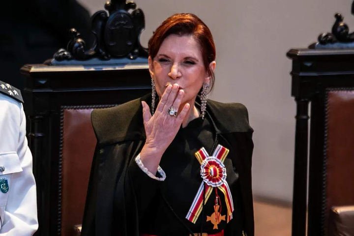 Posse da ministra Maria Elizabeth Rocha como presidente do Superior Tribunal Militar (STM) — Foto: Brenno Carvalho / Agência O Globo