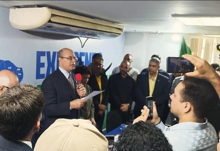 Ex-governador do Rio e inelegível, Wilson Witzel oficializa pré-candidatura ao mesmo cargo