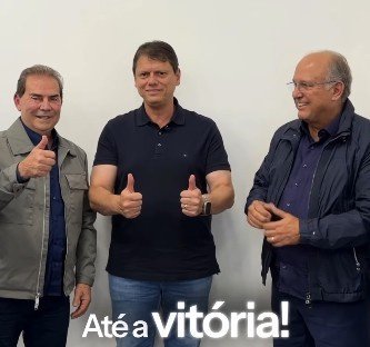 PRD e Solidariedade confirmam apoio à reeleição de Tarcísio em SP
