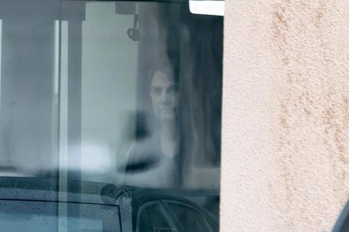 Jair Bolsonaro na PF em Brasília — Foto: Brenno Carvalho/Agência O Globo