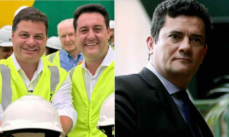 Inauguração de ponte vira alvo de disputa de dividendos entre grupo de Ratinho Jr., Moro e Greca no Paraná