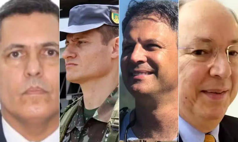 Reginaldo Vieira de Abreu, Guilherme Marques Almeida, Angelo Denicoli e Carlos Rocha. — Foto: Reprodução