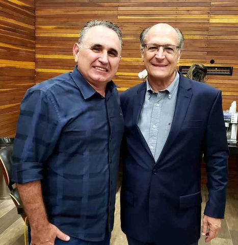Fiori com Alckmin — Foto: Reprodução Instagram