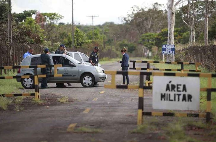 Área onde Garnier cumpre prisão no Distrito Federal é cercada por vegetação nativa — Foto: Cristiano Mariz/O GLOBO