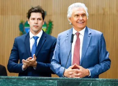 Daniel Vilela (MDB) e Ronaldo Caiado (PSD) — Foto: Instagram