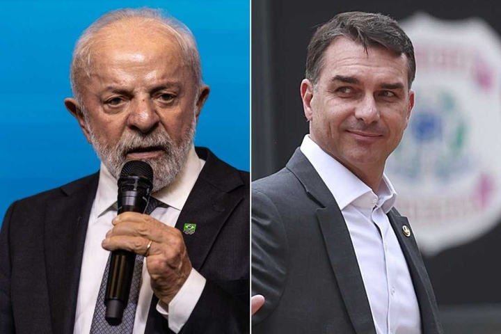 Flávio encerra agenda nos EUA no mesmo dia em que Lula desembarca para encontro com Trump