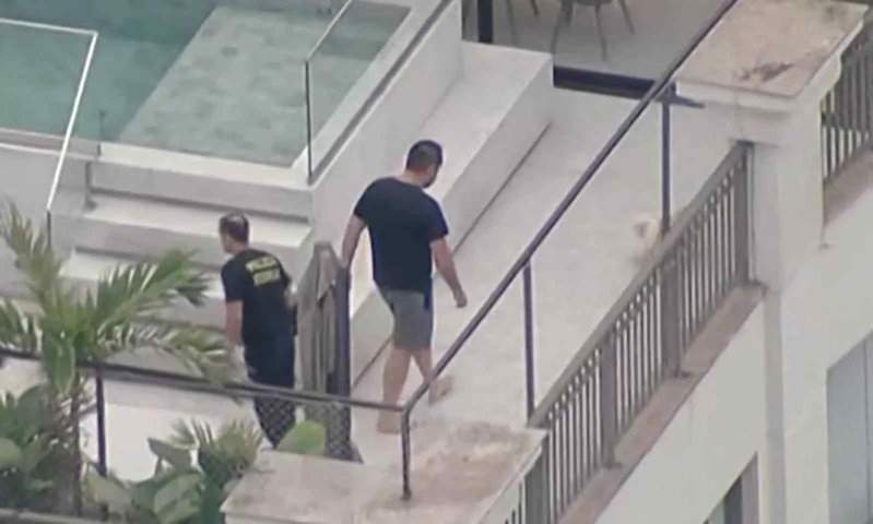 Cláudio Castro é alvo de buscas pela PF em investigação contra aportes do Rioprevidência no Banco Master — Foto: Reprodução de TV