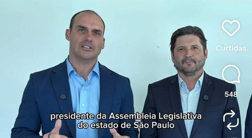 Cúpula do PL vê inelegibilidade de Eduardo Bolsonaro como irreversível, mas pode levar suplência ao Senado até setembro