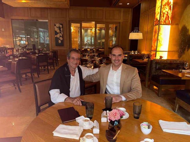 Nos EUA, Valdemar se reúne com Eduardo e prega união no PL após embates públicos na família Bolsonaro
