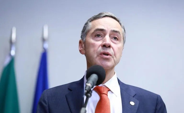 Luís Roberto Barroso durante evento na Câmara dos Deputados — Foto: Mario Agra/Câmara dos Deputados