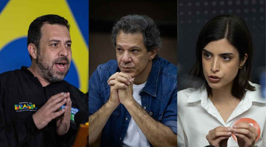 Rivais nas urnas há dois anos, Tabata e Boulos têm pesos distintos na pré-campanha de Haddad ao governo de SP