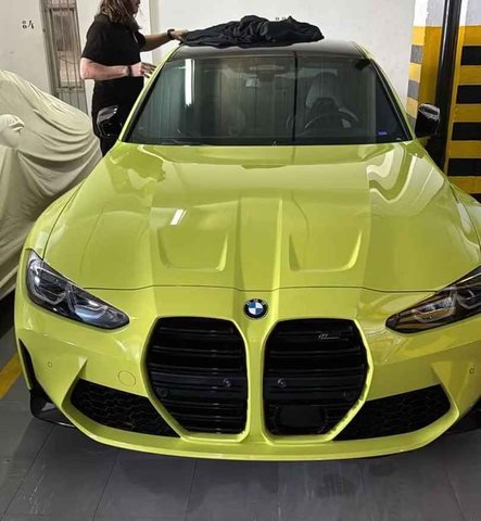 BMW Competition, que custa a partir de R$ 890 mil, fazia parte da "frota de luxo" do empresário — Foto: Reprodução/PF